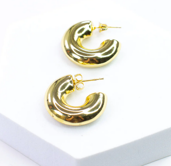 Alden Gold Hoop Earrings