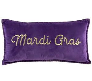 Royal Mardi Gras Lumbar Pillow