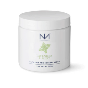 Niven Morgan Lavender & Mint Bath Salt & Mineral Scrub