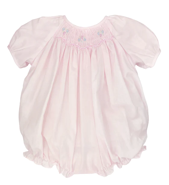 Pink Bubble with Novelty Smocking