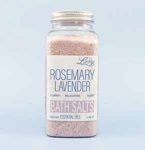 Rosemary Lavender Essential Oil Bath Salts