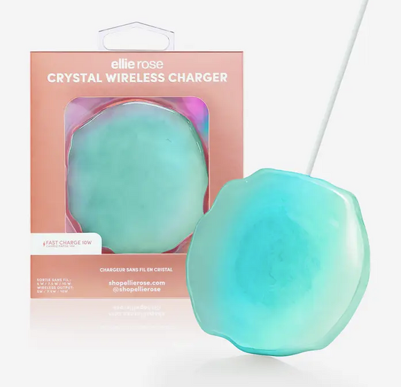 Wireless Charger - Aqua Crystal Holographic