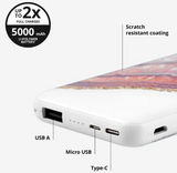Power Bank Charger - Rose Gold Agate