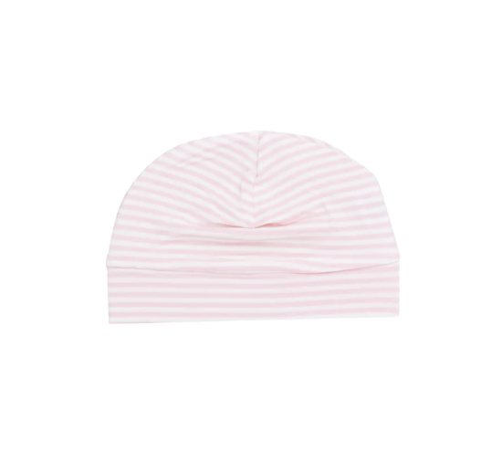 Pink Stripe Baby Beanie Hat