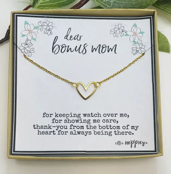 Bonus Mom Necklace Gift