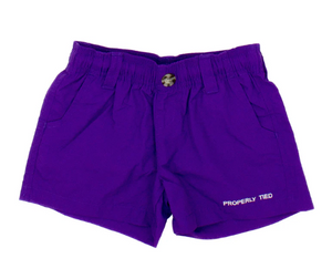 Properly Tied Purple Mallard Shorts