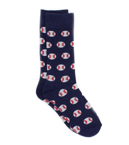 Baseball Print Lucky Duck Socks