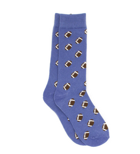 Football Print Lucky Duck Socks