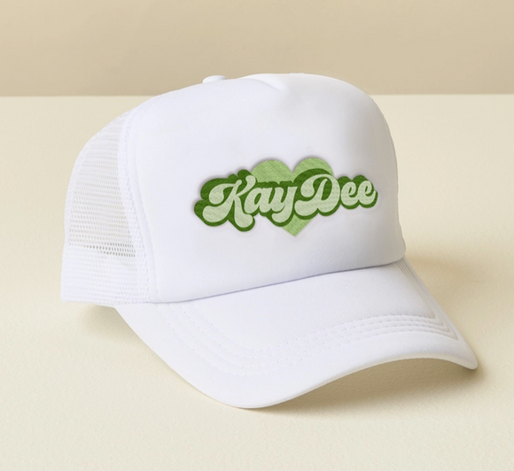 Sorority White Trucker Hat - Kappa Delta