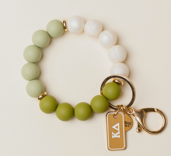 Hands-Free Beaded Keychain - Kappa Delta