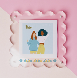 Sorority Acrylic Picture Frame - Delta Delta Delta