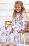 Toile De Jouy Kid's Pajama Set (Bamboo)