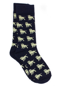 Golden Retriever Print Lucky Duck Socks