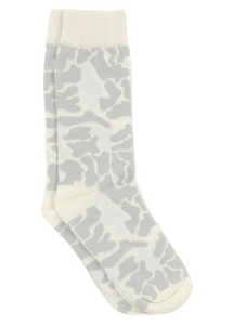 Polar Camo Print Lucky Duck Socks