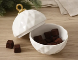 Small Ornament Bowl White