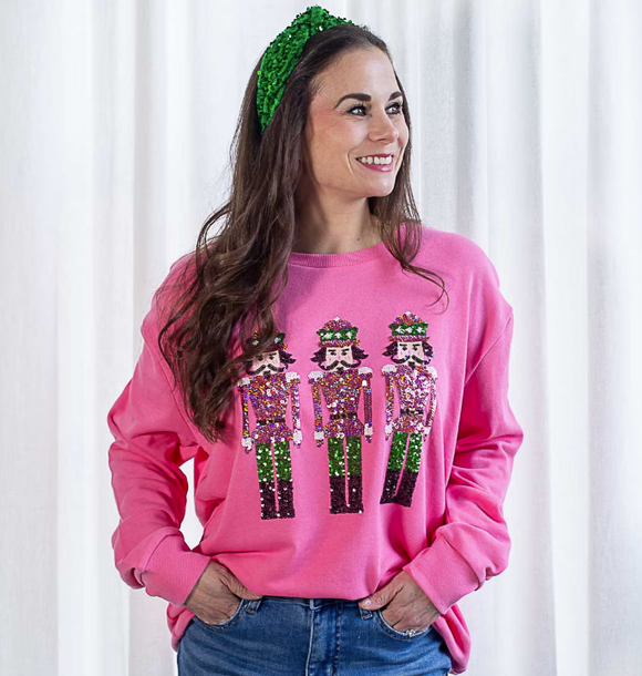 Nutcracker March Sequin Sweatshirt