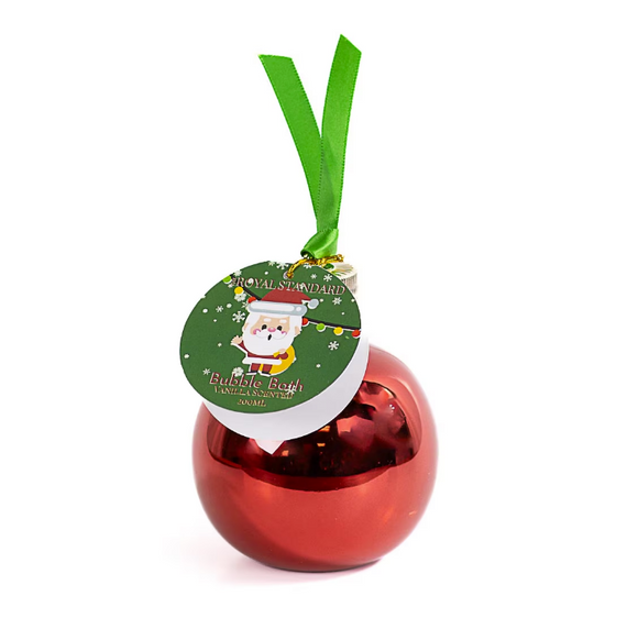 Festive Santa Bubble Bath Ornament