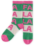 "FA LA LA" Socks