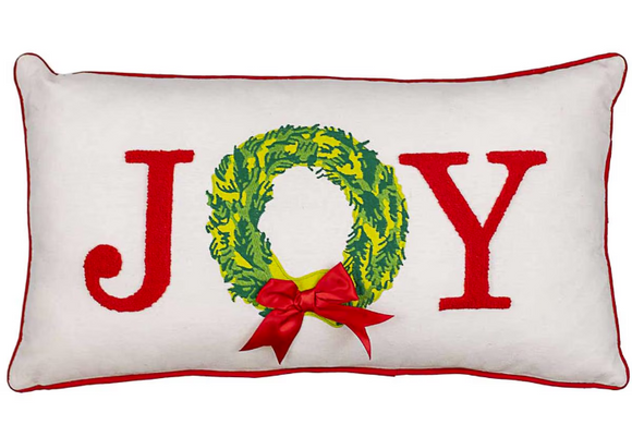 Grand Joy Wreath Pillow