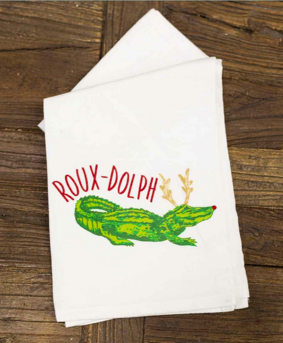 Rouxdolph Gator Hand Towel