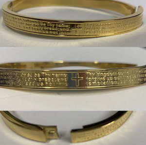 The Lords Prayer Hinged Bracelet-Child