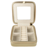 Leah Travel Jewelry Case - Gold