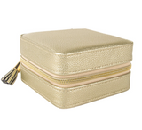 Leah Travel Jewelry Case - Gold