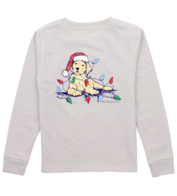 Properly Tied Santa Paws LS T-Shirt