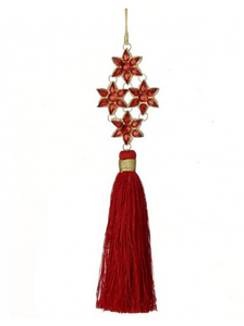 Red Jewel Tassel Ornament