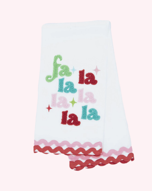 Fa La La Tea Towel