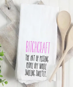 Bitchcraft Definition Tea Towel