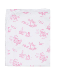 Pink Toile Blanket