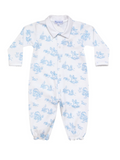 Blue Toile Baby Converter Gown