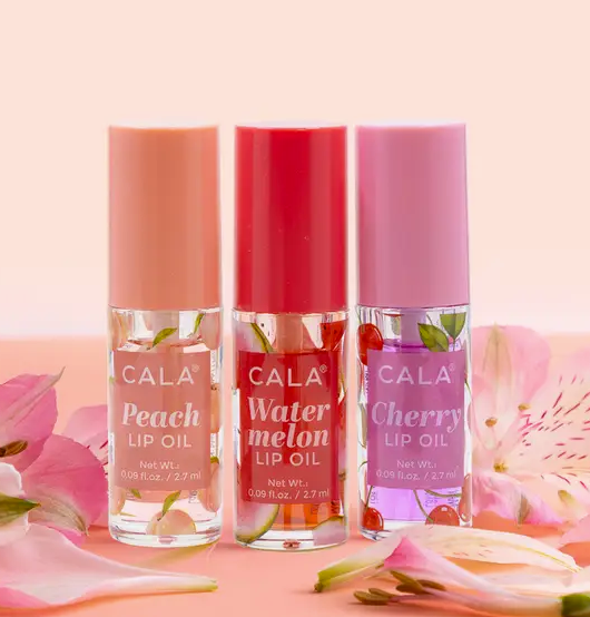 Cala Fruity Tinted Lip Oil Trio