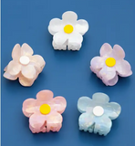 Flower Hair Claw Clips