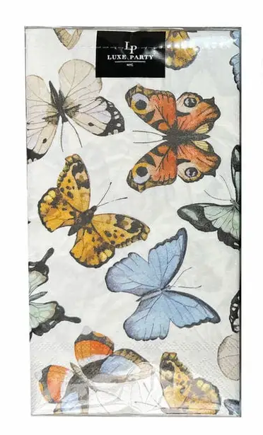 Butterfly Paper Dinner Napkins | 40 Napkins