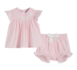 Daisy Smocked Set