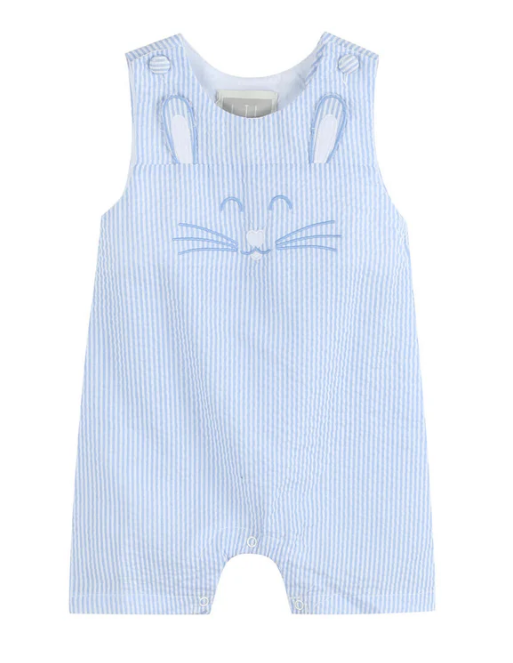 Bunny Face Seersucker Shortall