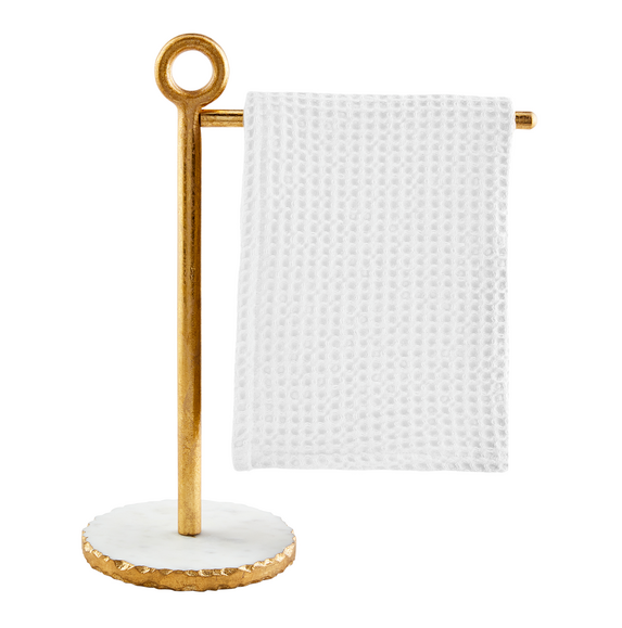 Gold Tea Towel Stand