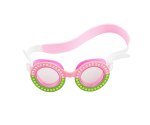 Green Sparkle Swim Goggles