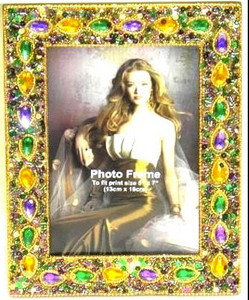 Mardi Gras Teardrop Frame