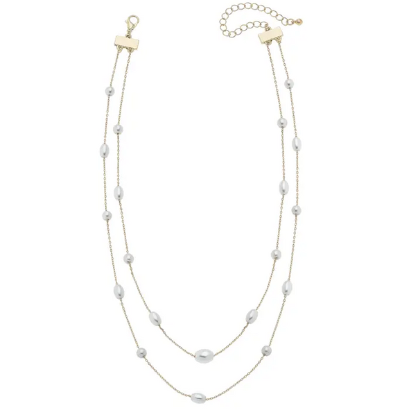 Ashton Pearl Layered Necklace