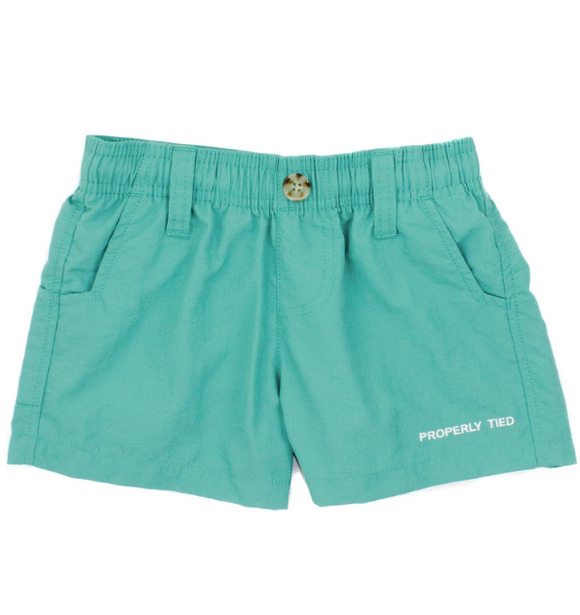 Properly Tied Soft Green Mallard Shorts