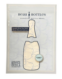 Beau Bottles Wrap Lamarca Grandmillenial Blue Bows