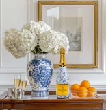 Beau Bottles Wrap Veuve Grandmillenial Blue Floral