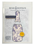 Beau Bottles Wrap Veuve Grandmillenial Blue Floral