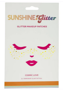 Sunshine & Glitter Face Tattoo - COSMIC LOVE