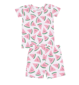 Watermelon Hearts Short Sleeve Sleep Set