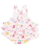 Colorful Bows Ruffle Sunsuit