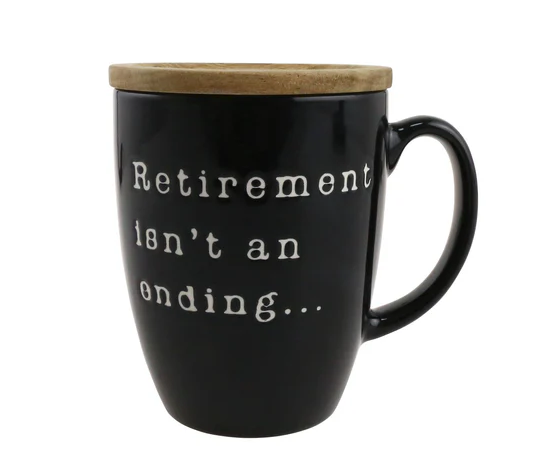 Retirement Mug with Lid Set